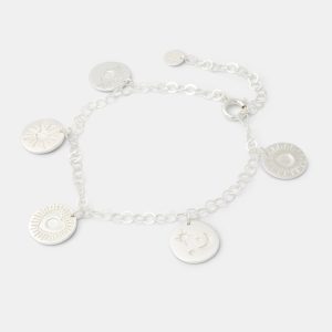Amulets Sterling Silver Charm Bracelet