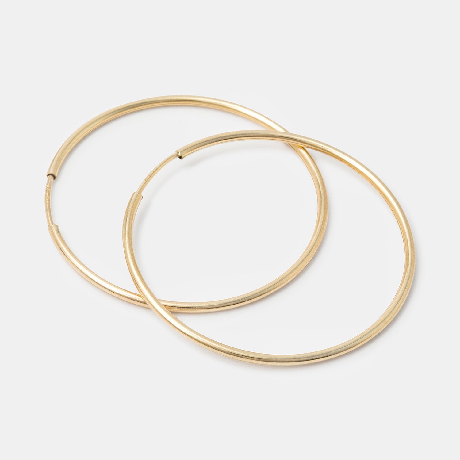 Large Gold Hoop Earrings