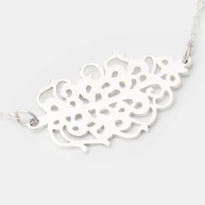 Grevillea Flower Silver Chain Necklace
