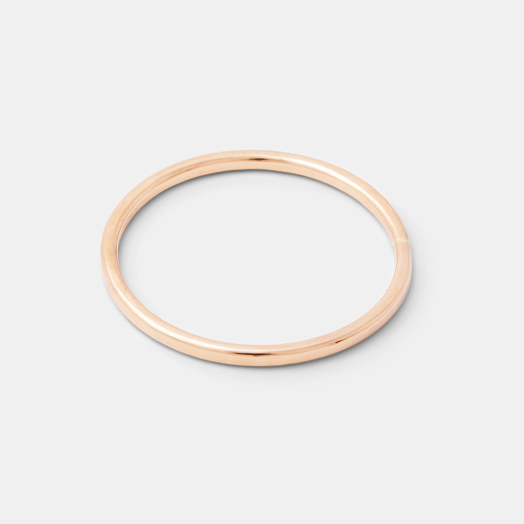 Solid Rose Gold Stacking Ring